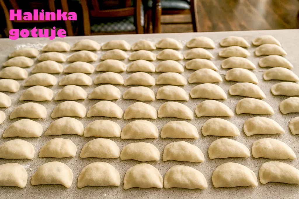 pierogi ruskie przed ugotowaniem