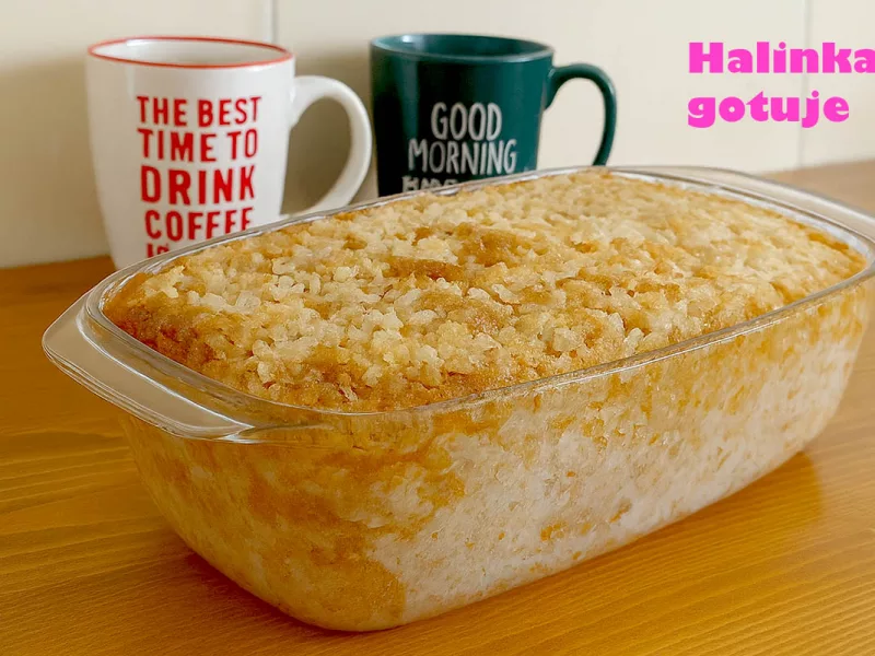 Ryż zapiekany z jabłkami i cynamonem