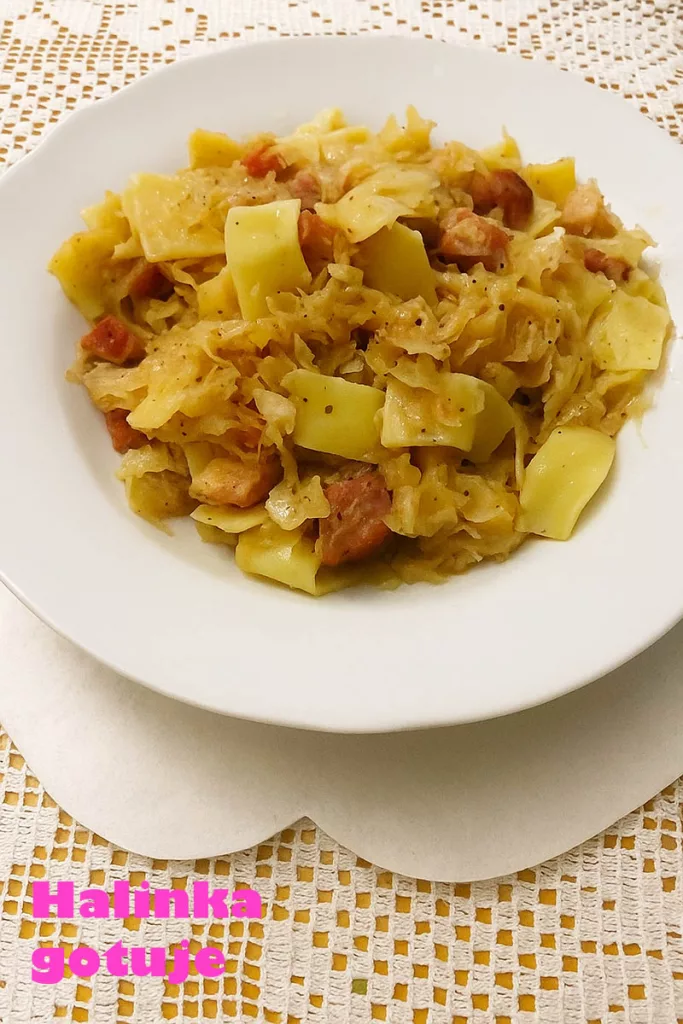 Łazanki z kiszoną kapustą