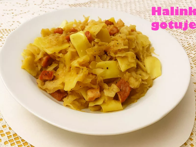 Łazanki z kiszoną kapustą