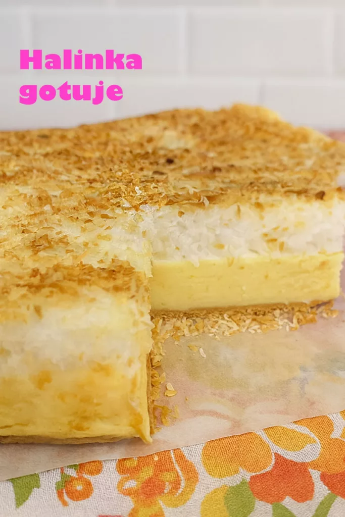 Sernik z bezą kokosową – delikatny, wysoki i bardzo smaczny