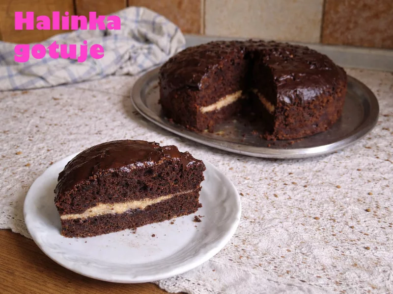 Ciasto czekoladowe z kremem