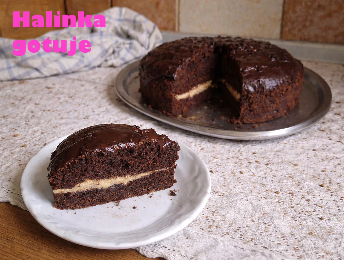 Ciasto czekoladowe z kremem