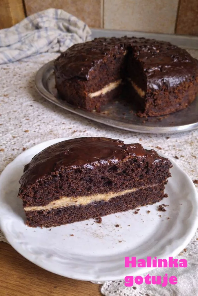 Ciasto czekoladowe z kremem