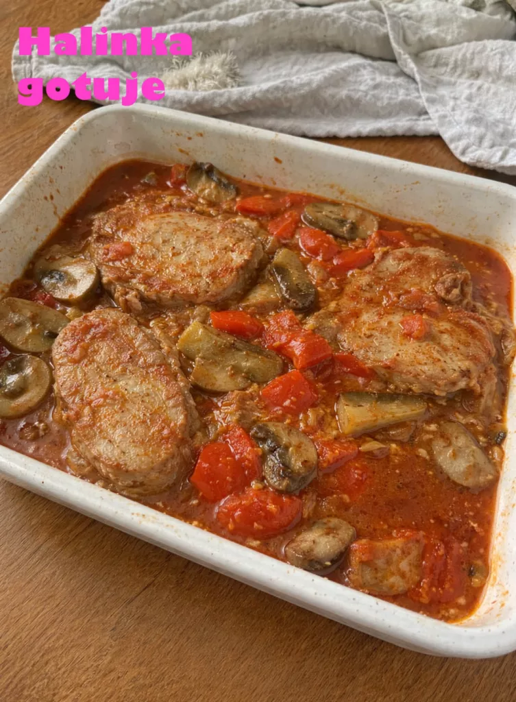 Schab po cygańsku z piekarnika