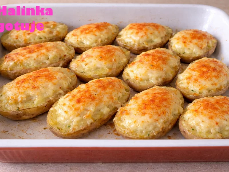 Ziemniaki łódeczki z serem – domowy hit z piekarnika