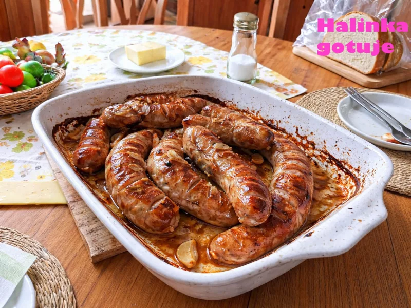 Pieczona biała kiełbasa – prosty i sprawdzony przepis