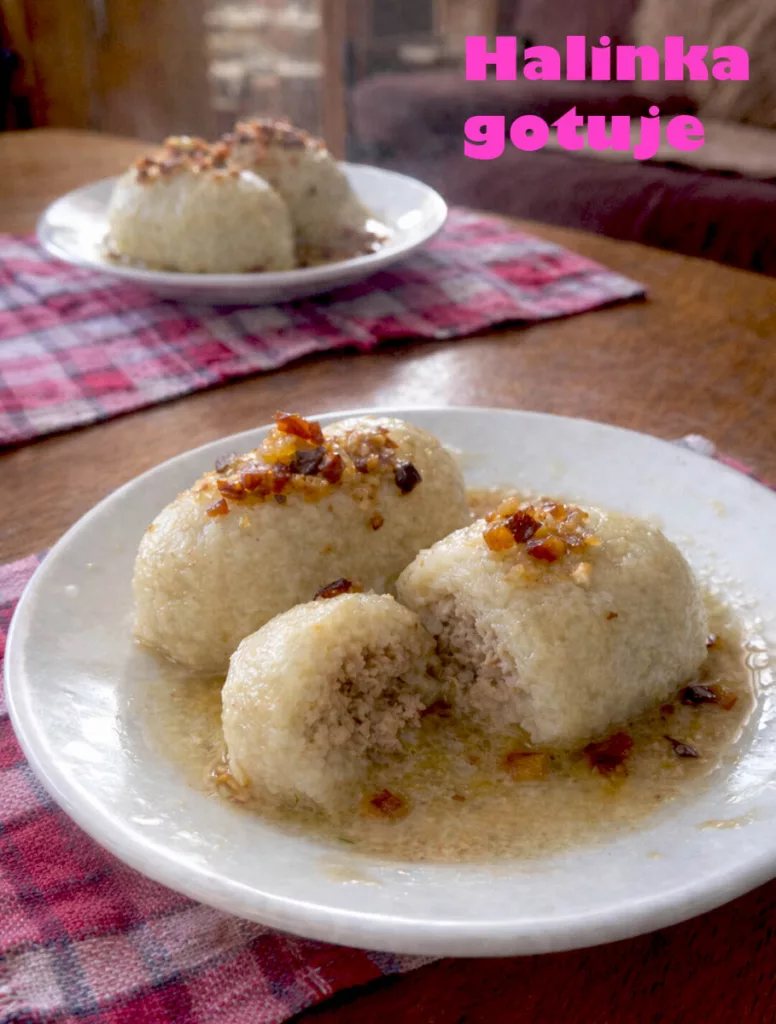 Kartacze z mięsem i skwarkami